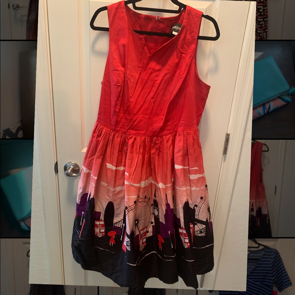Collectif London skyline dress
